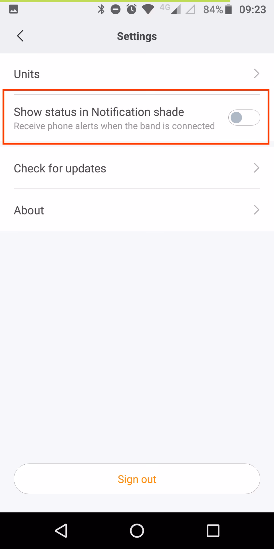 How to enable notification read permission on mi fitness app?