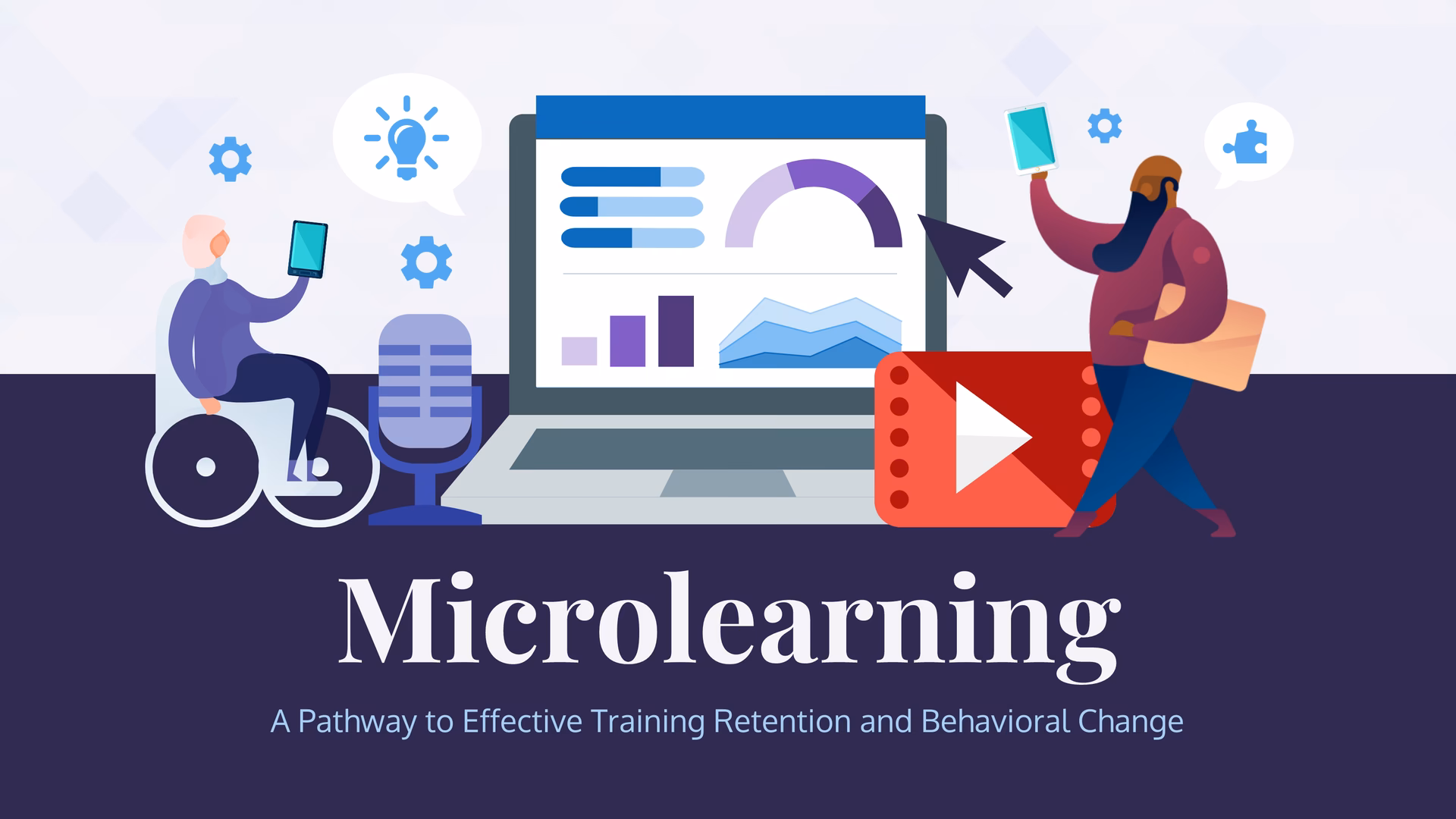 How is microlearning different from traditional training methods?