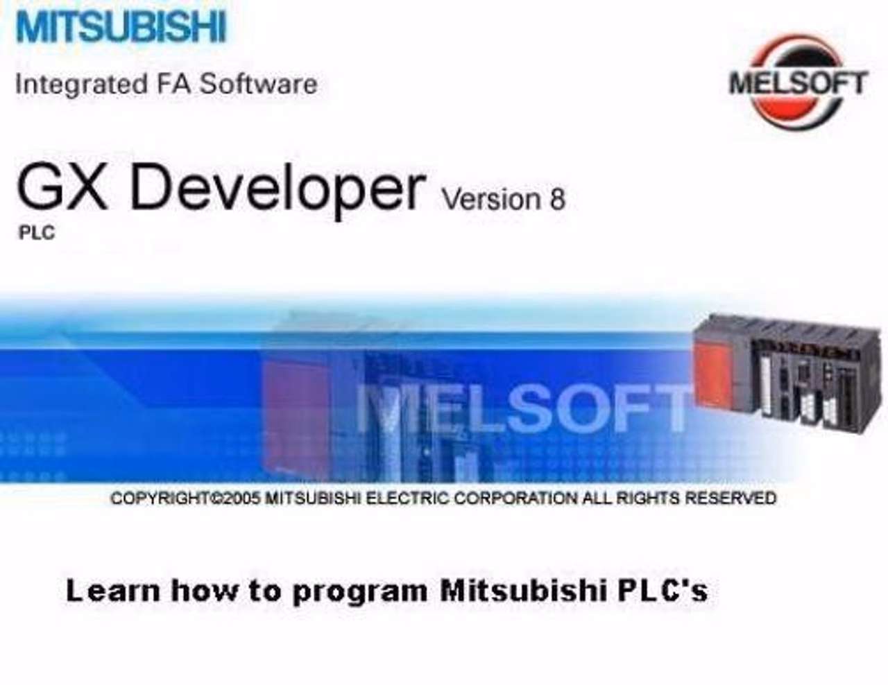 How do I program a Mitsubishi plc?
