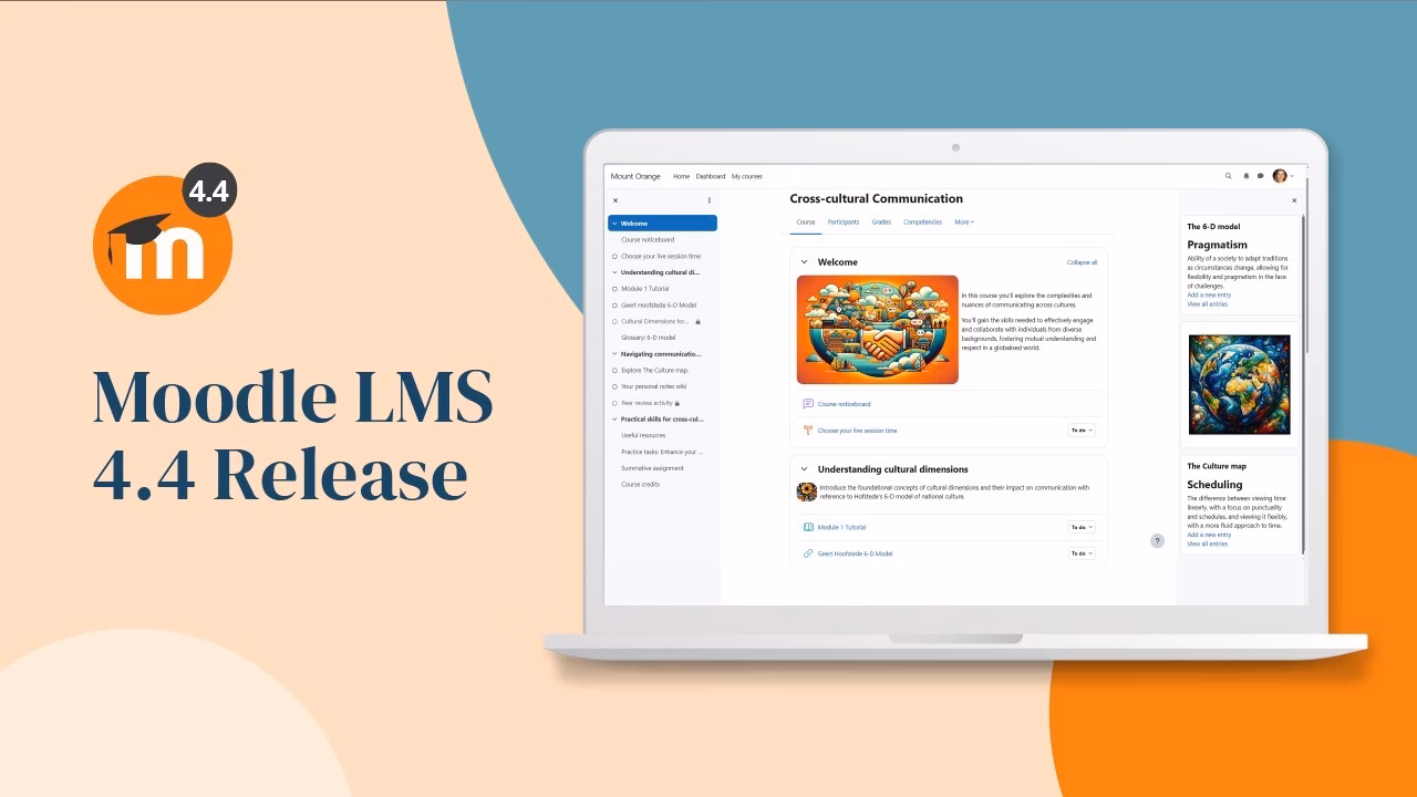 What are moodle courses & programs?