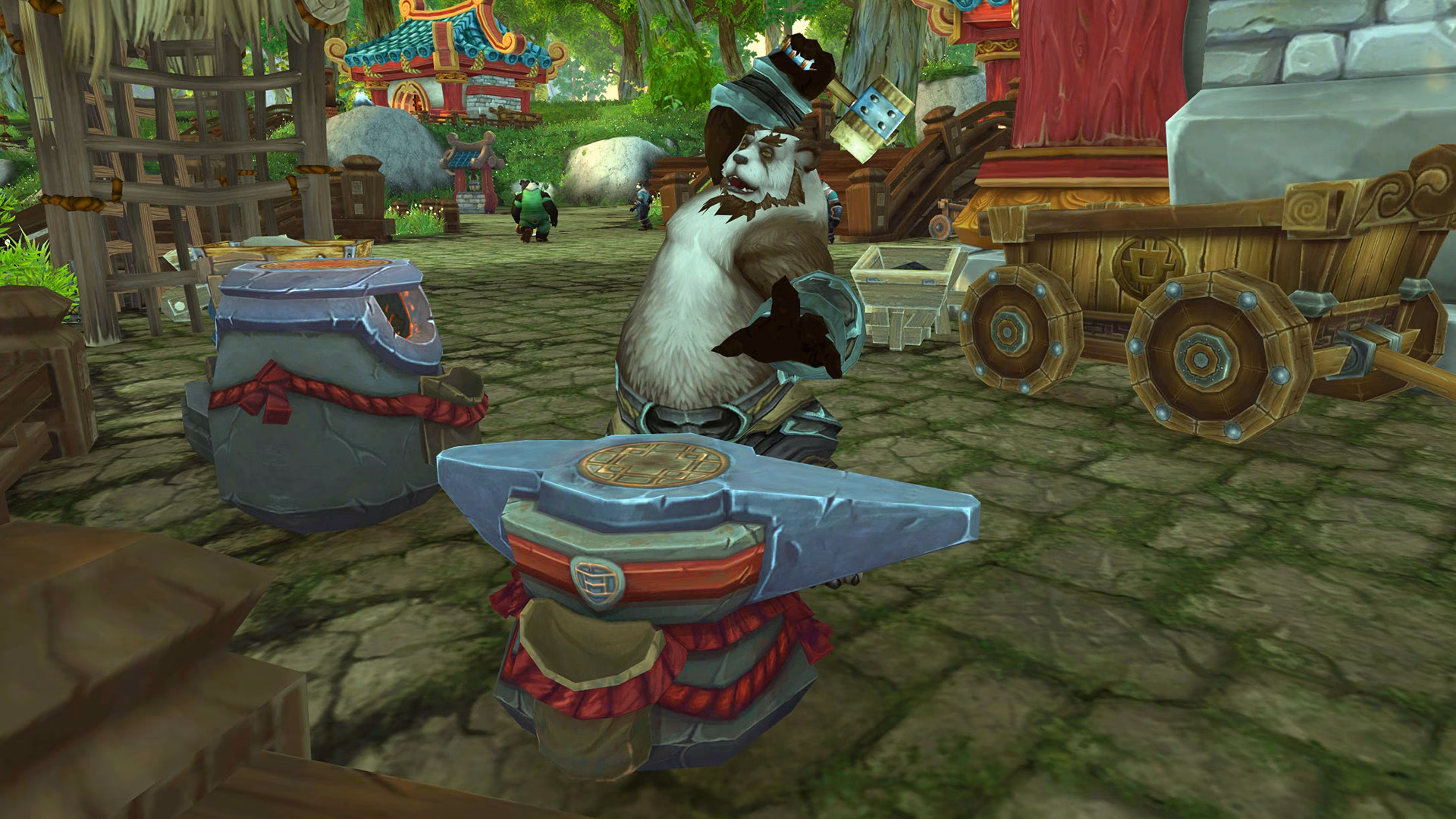 Can you level blacksmithing in mop?