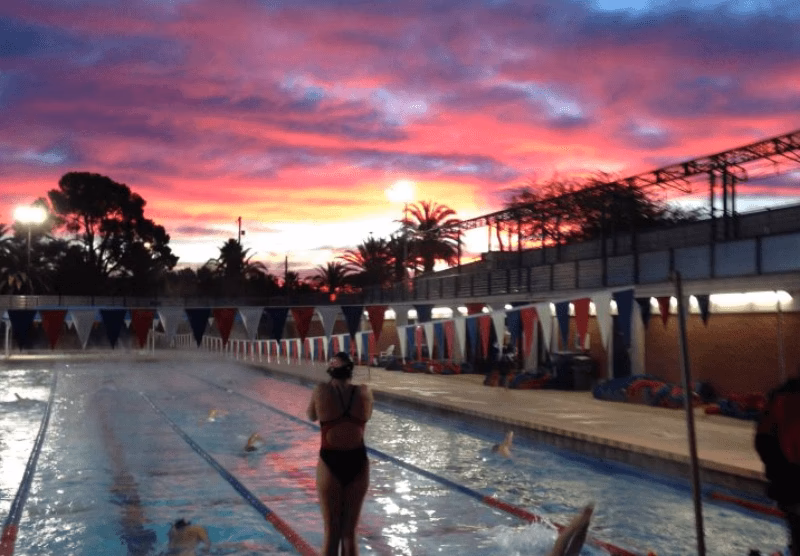 How hard is early morning swim practice?