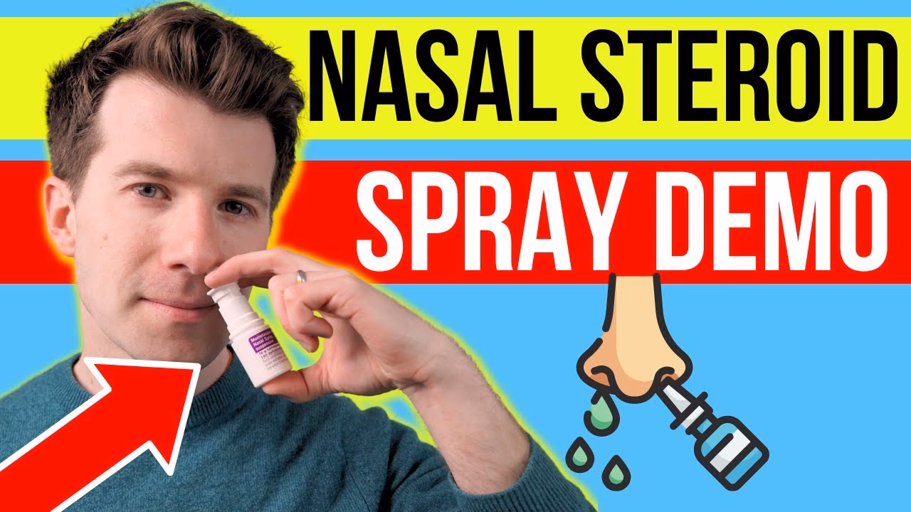 Is intranasal corticosteroid spray more effective than steroid drops?
