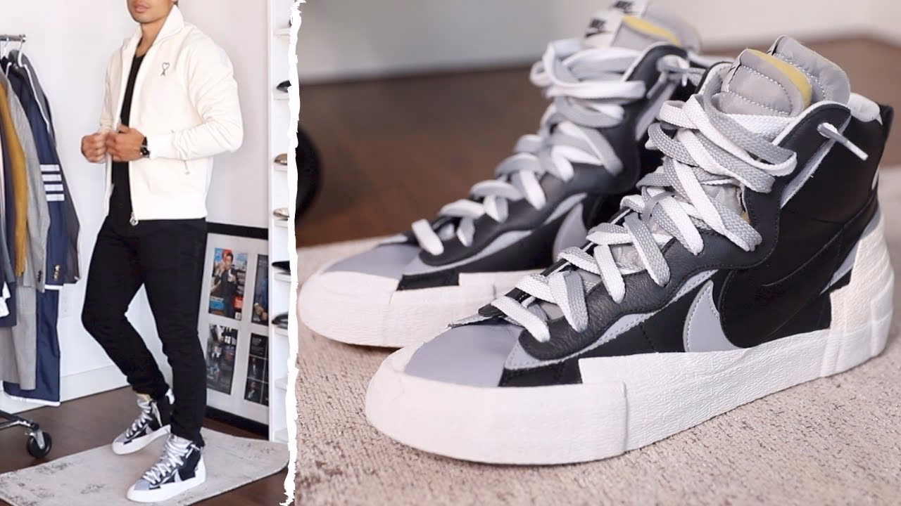 What is a Sacai x Nike Blazer low 'White patent'?