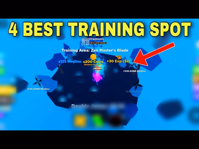 Where is the ancient master blade training area in ninja legends 2?