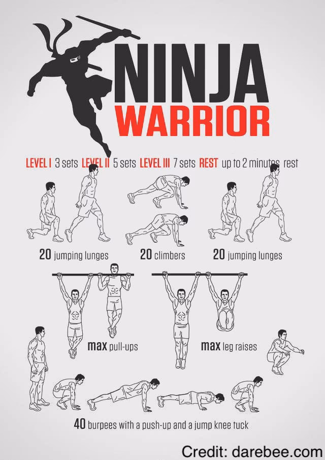 How to get a ninja workout?