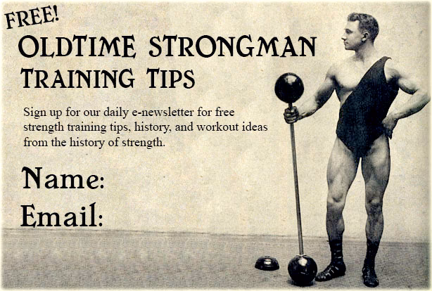 What is oldtime strongman training?