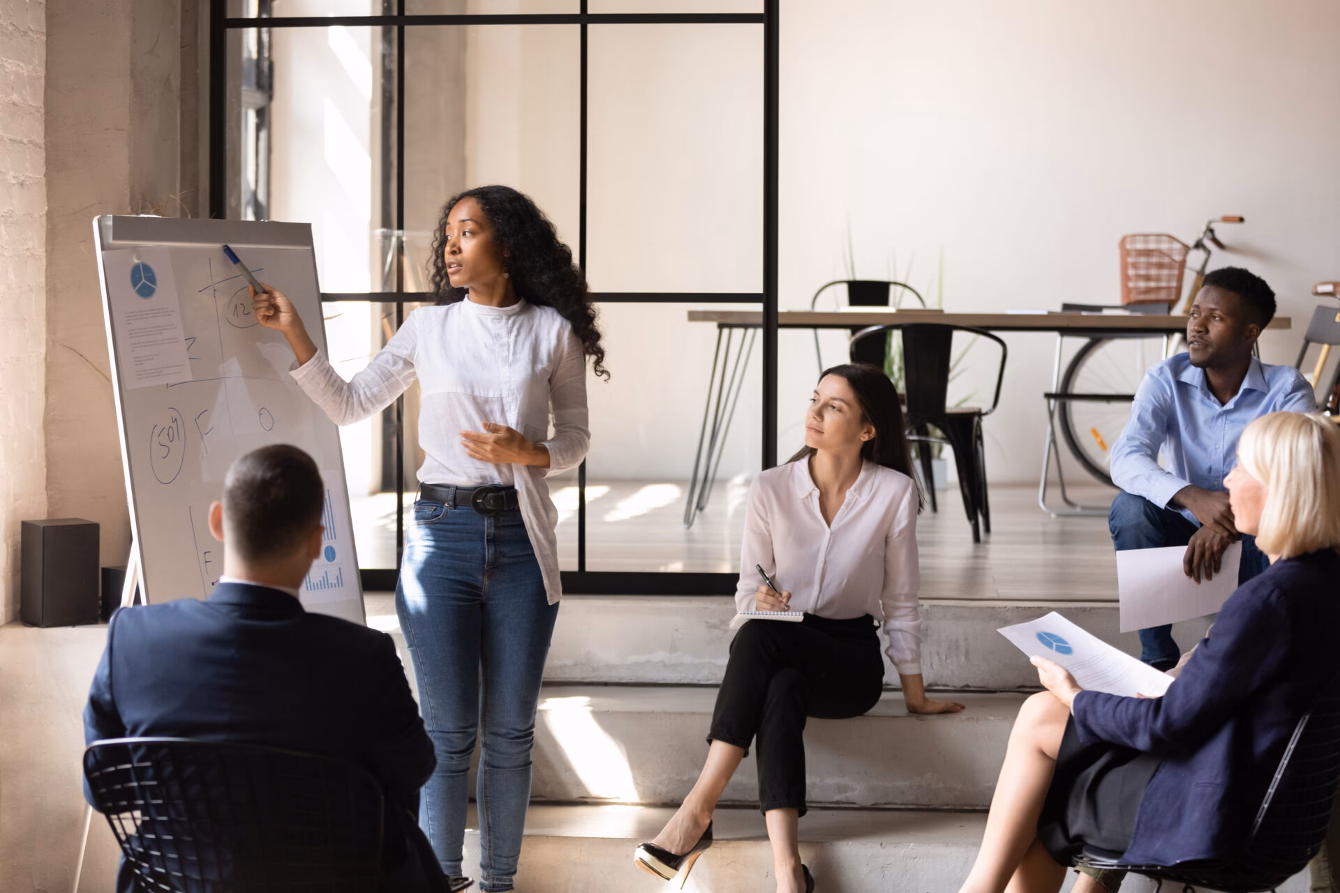 Is 'I am on a training' correct?