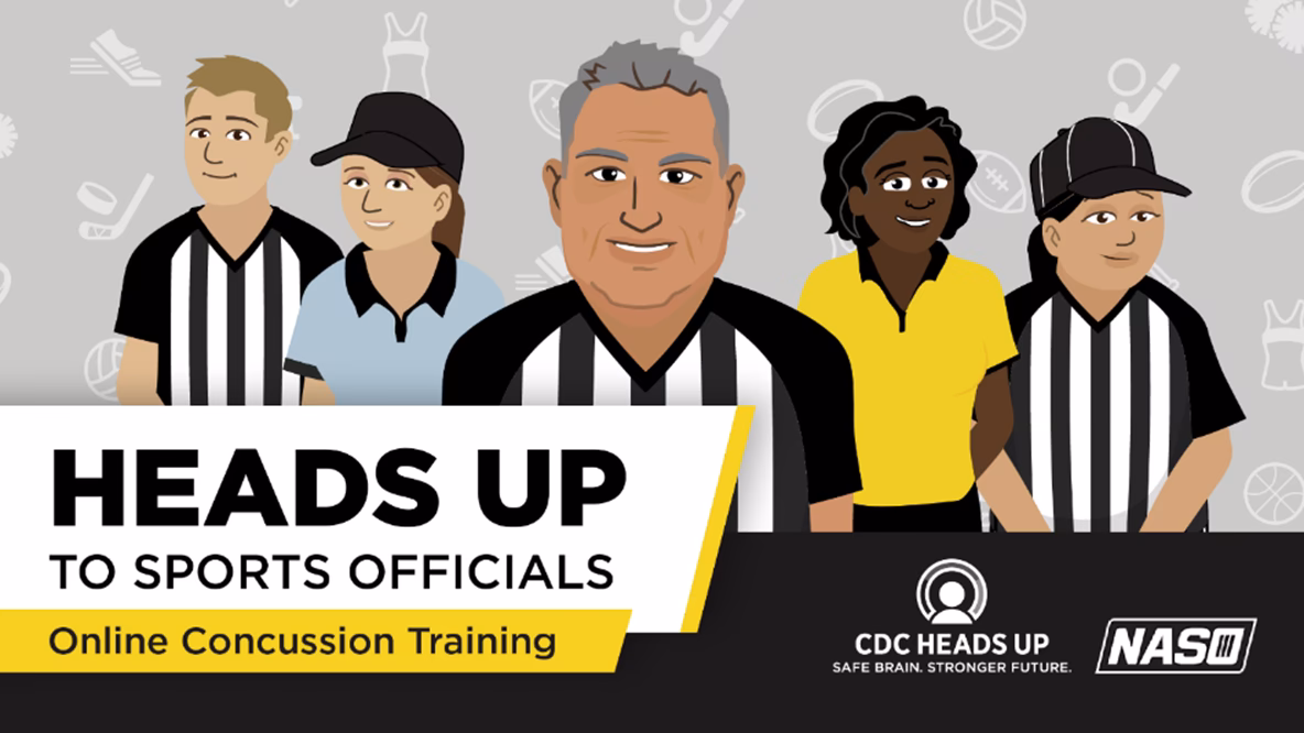 What is head up to sports officials online concussion training?