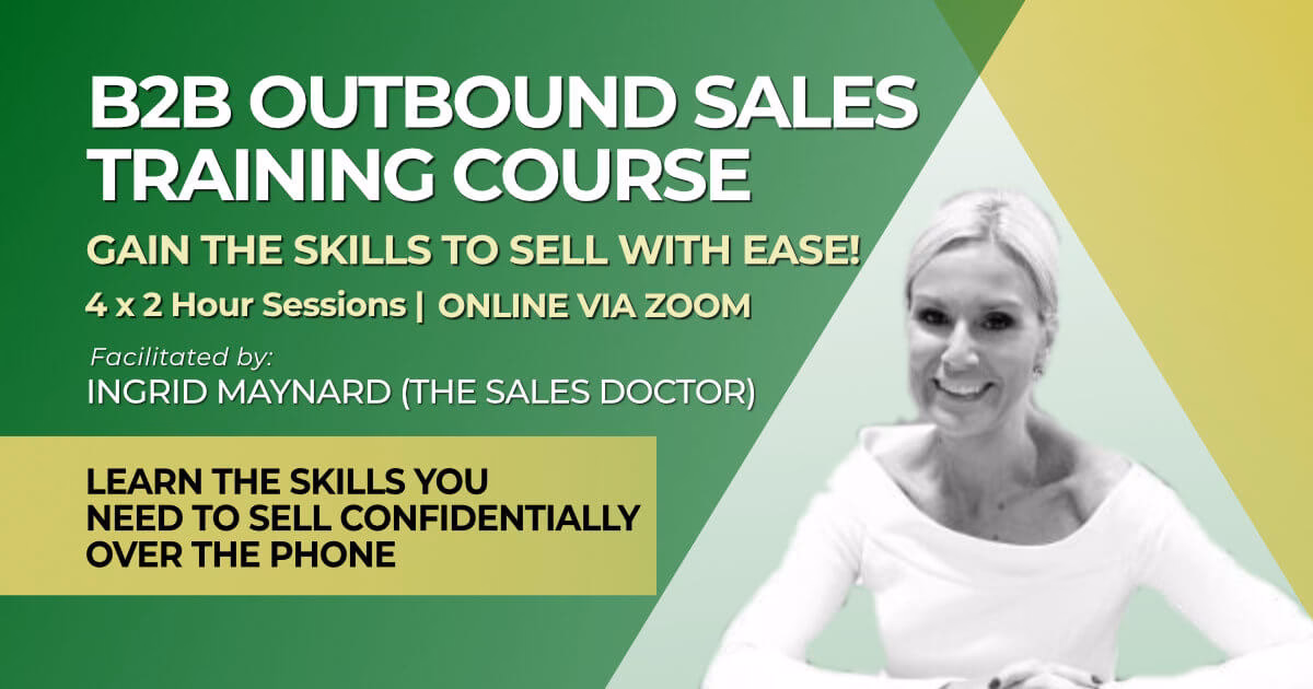 What is outbound sales training?