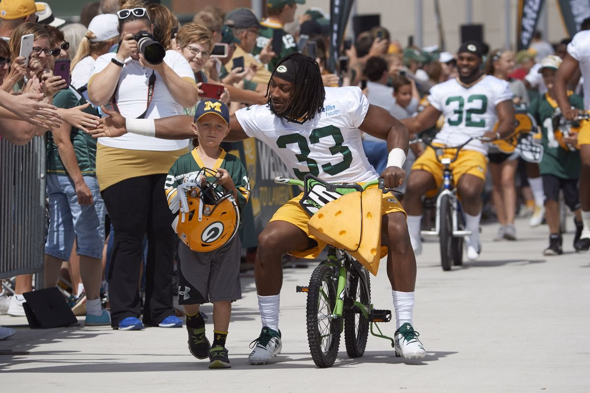 When do the Packers start training camp?