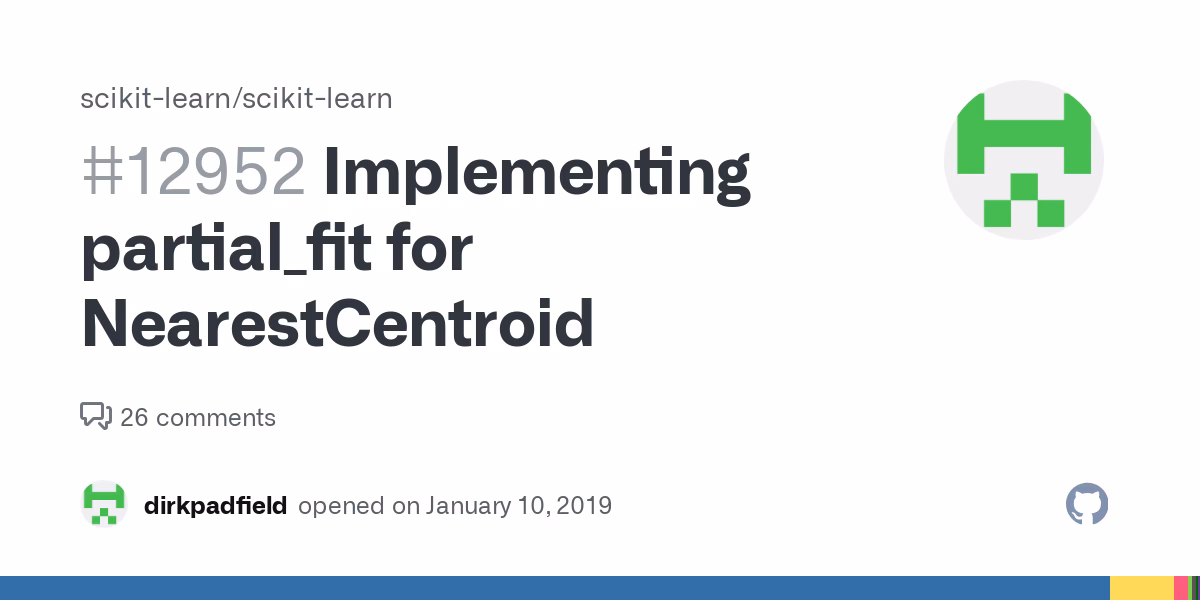 Why do we use partial_fit?