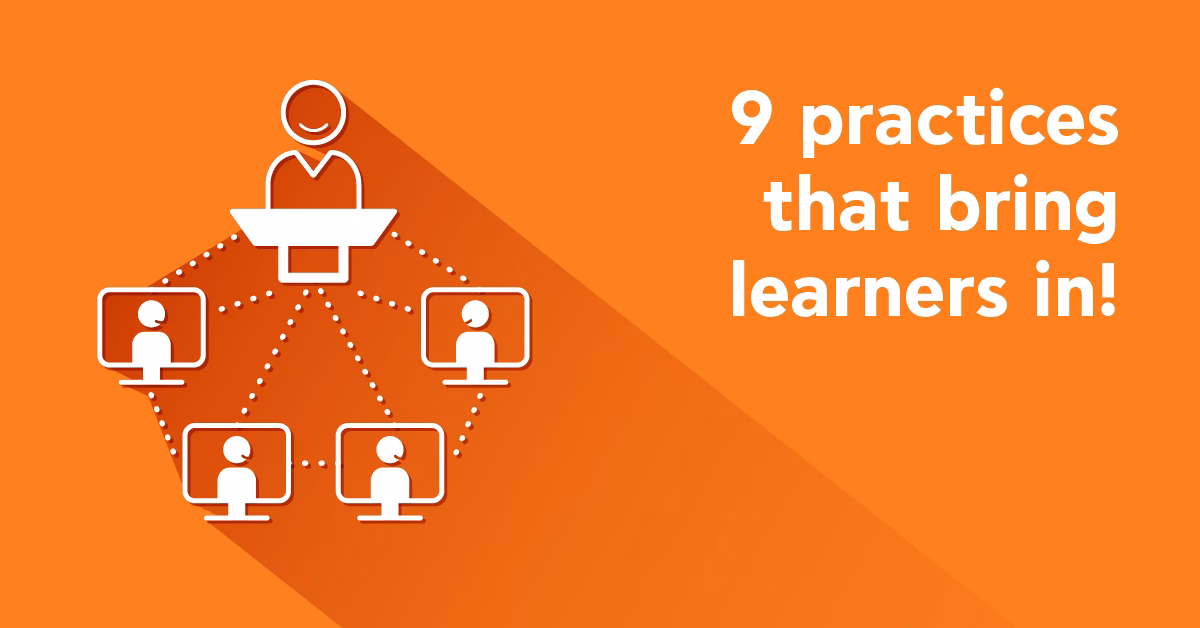 How do I increase participation in online courses?