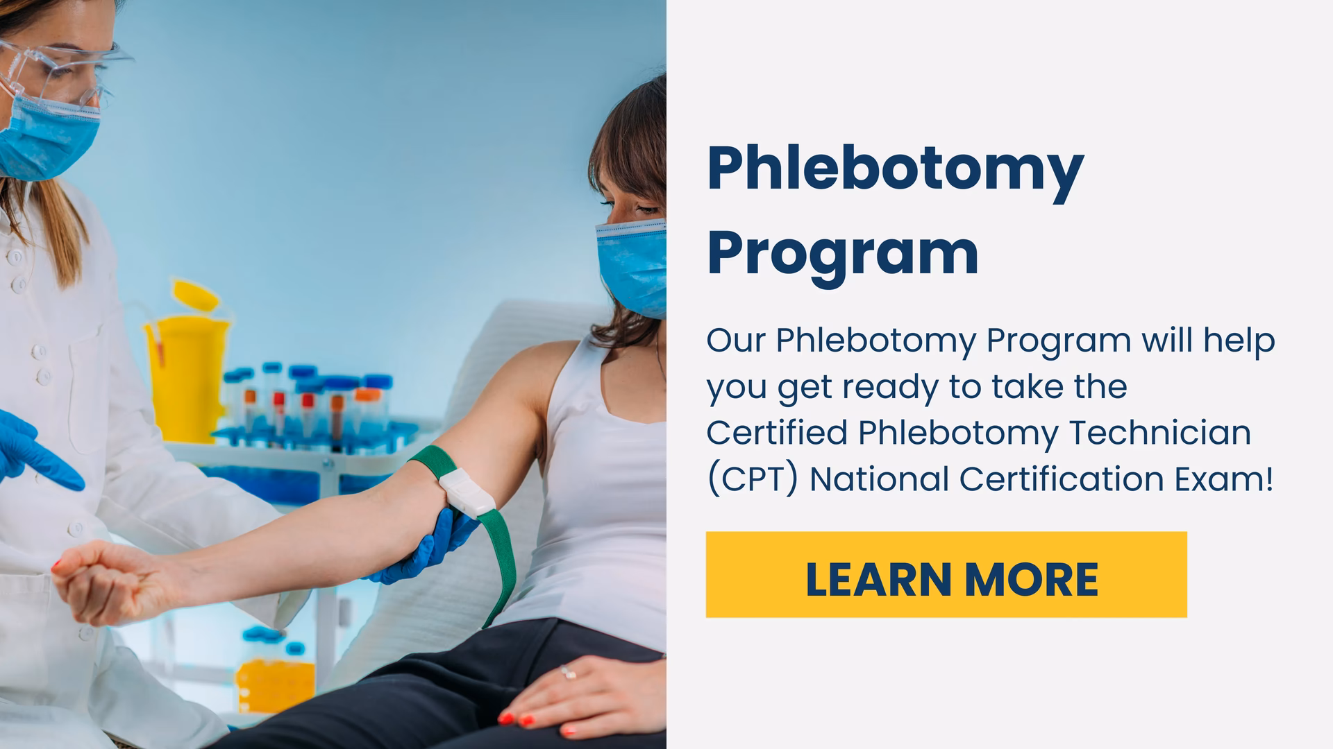 How long does it take to finish a phlebotomy program?