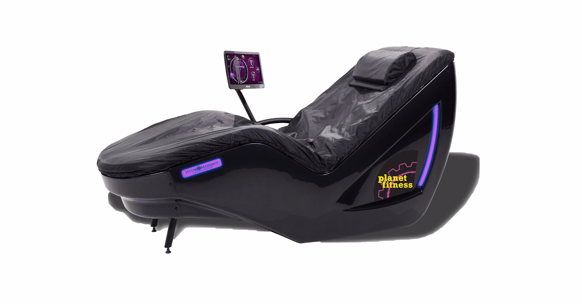 How do I get a hydro massage at Planet Fitness?