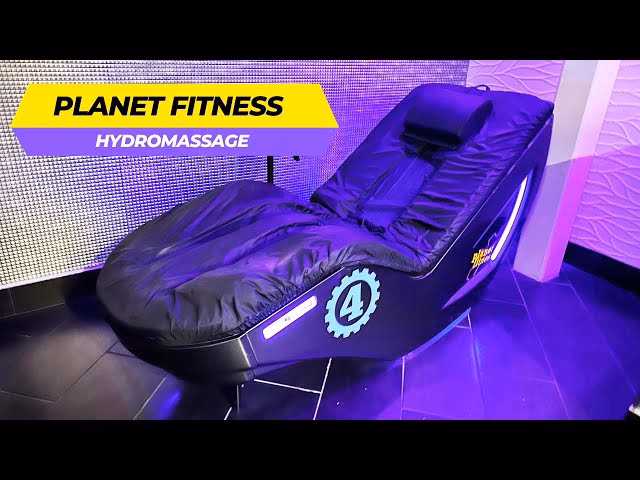 How do I get a hydro massage at Planet Fitness?