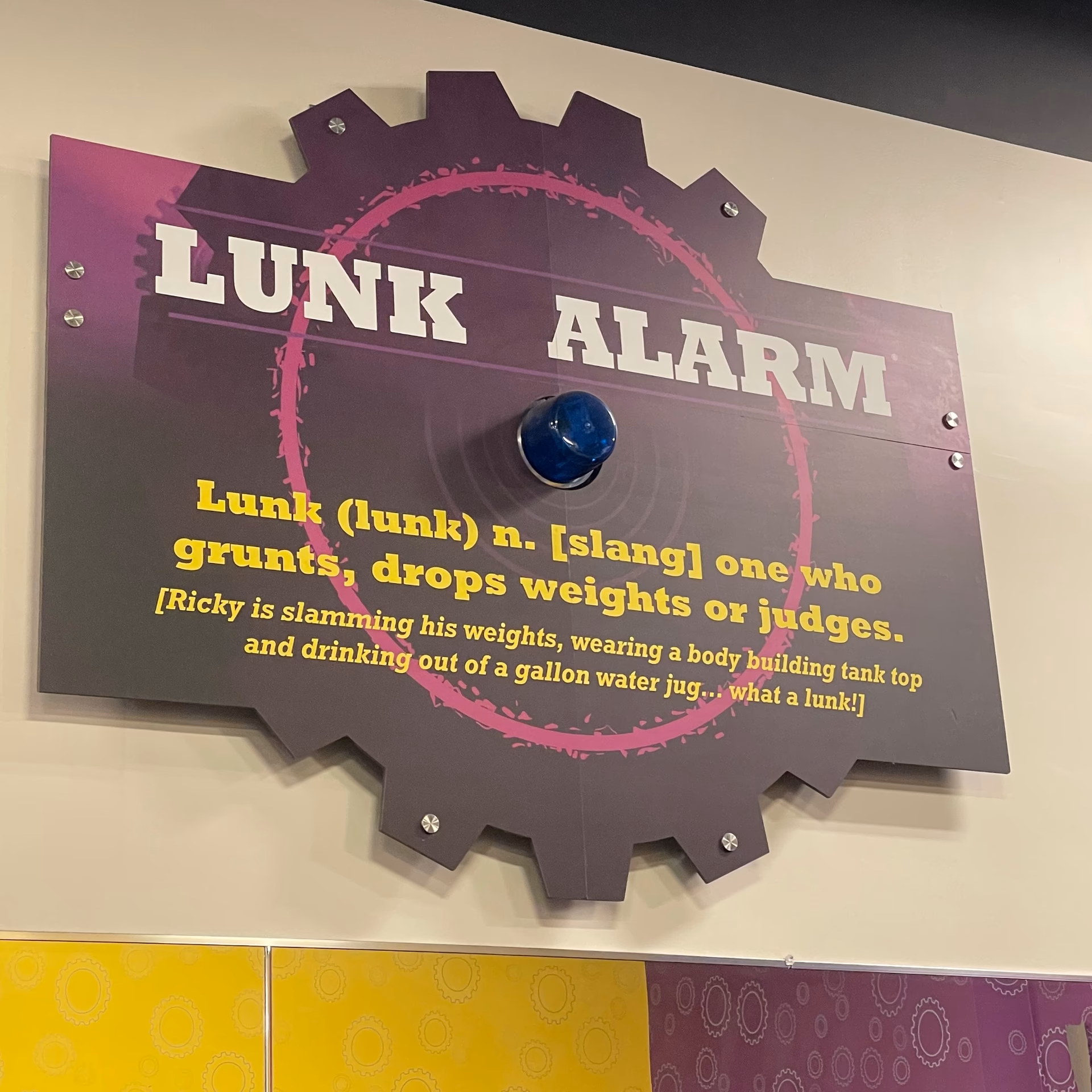 What is the Planet Fitness Lunk alarm?