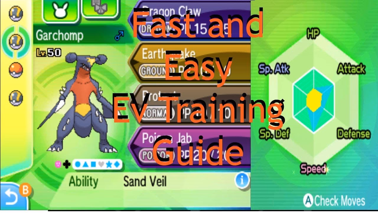 What is EV training in Pokemon Ultra Sun & Ultra Moon?