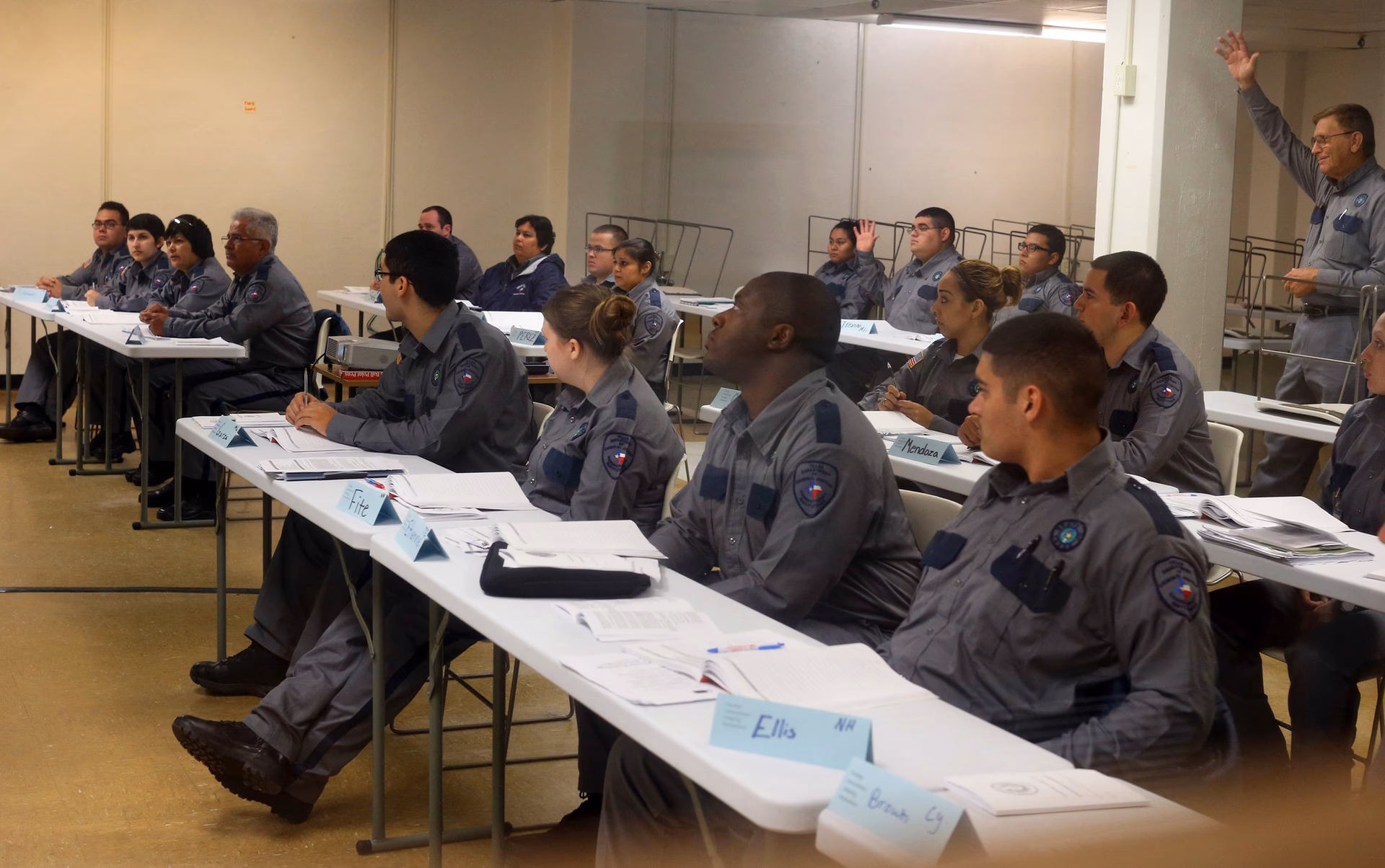 What training does a prison guard need?