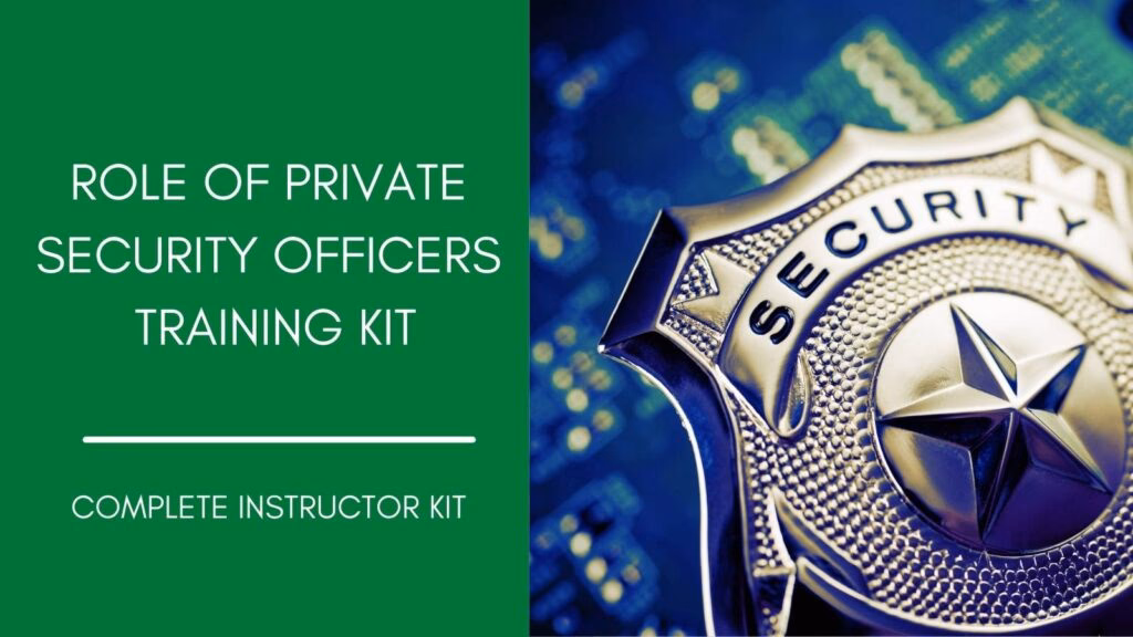 What are private security training programs?