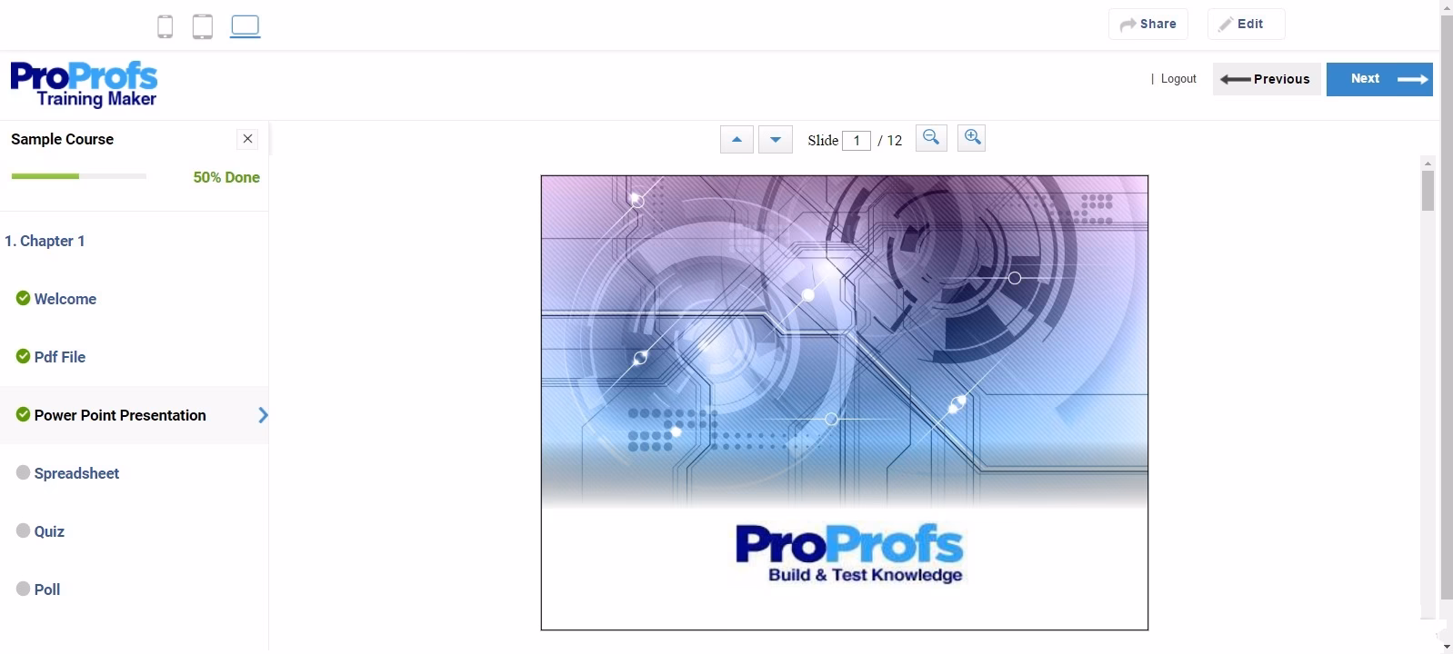 Why should you use proprofs online training?