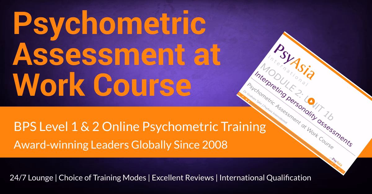 What is a certified psychometric test professional?