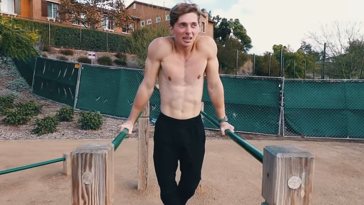 What is Brandon William's Russian Army fitness test?