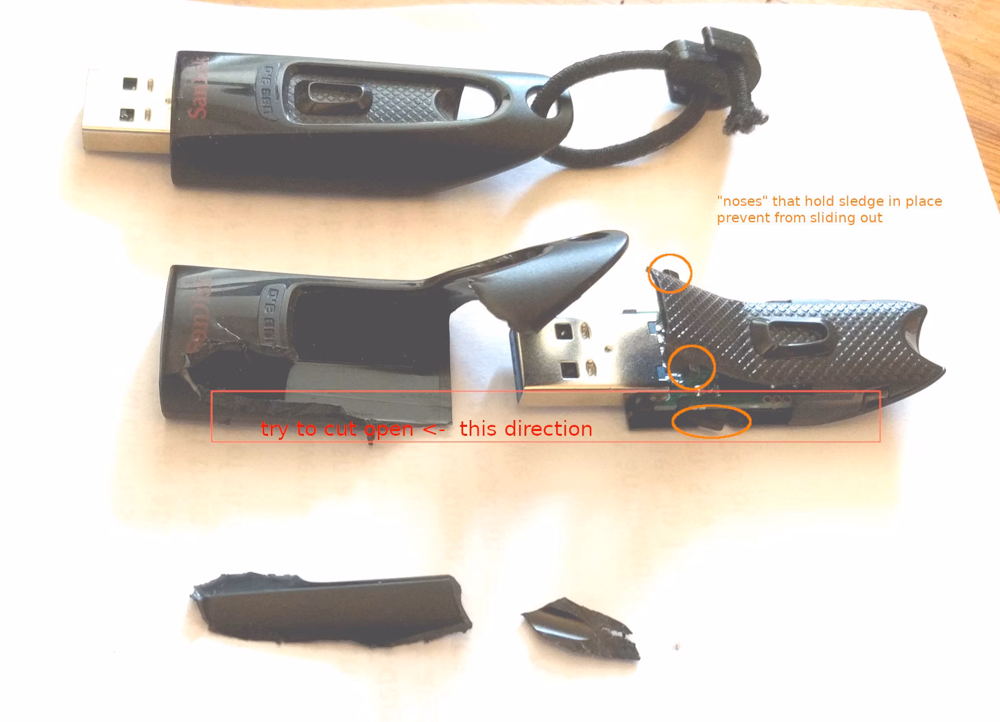 How do you open a SanDisk SSD?