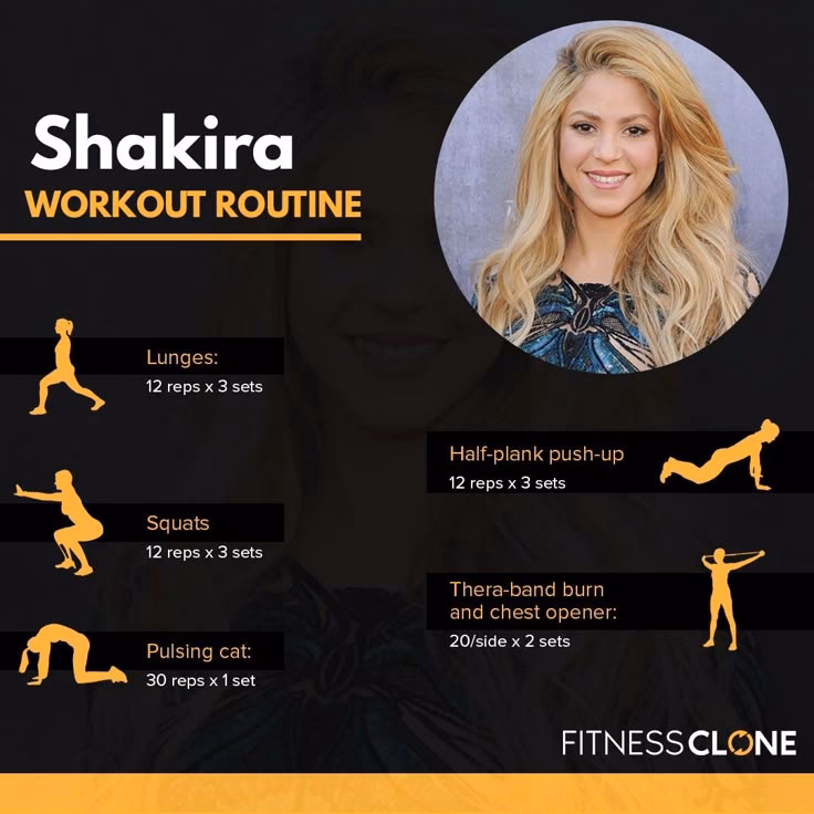 Does Shakira have a sculpt workout?