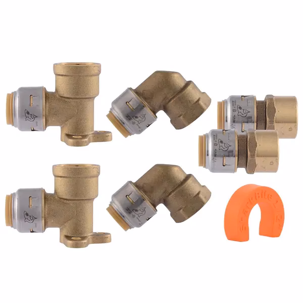 What is a water supply line in a shower?