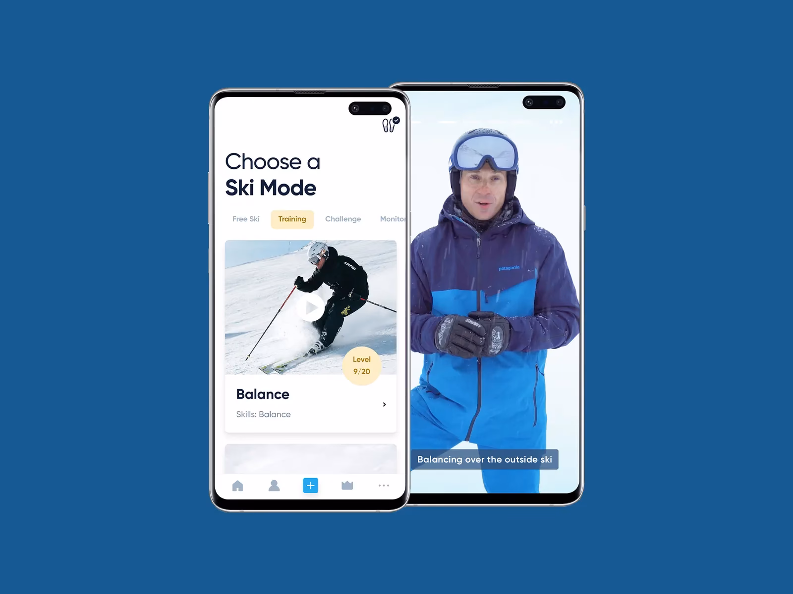 How does the ski app work?