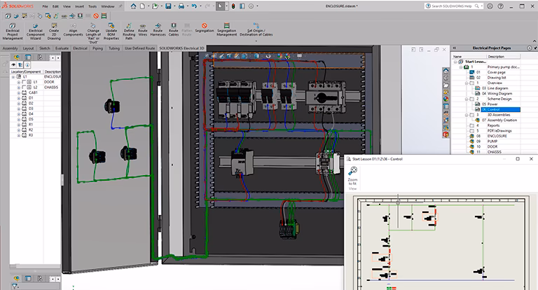 What is the SolidWorks electrical 3D training course?