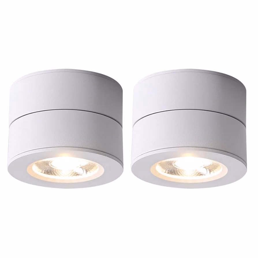 How do I install recessed spotlights or downlights?