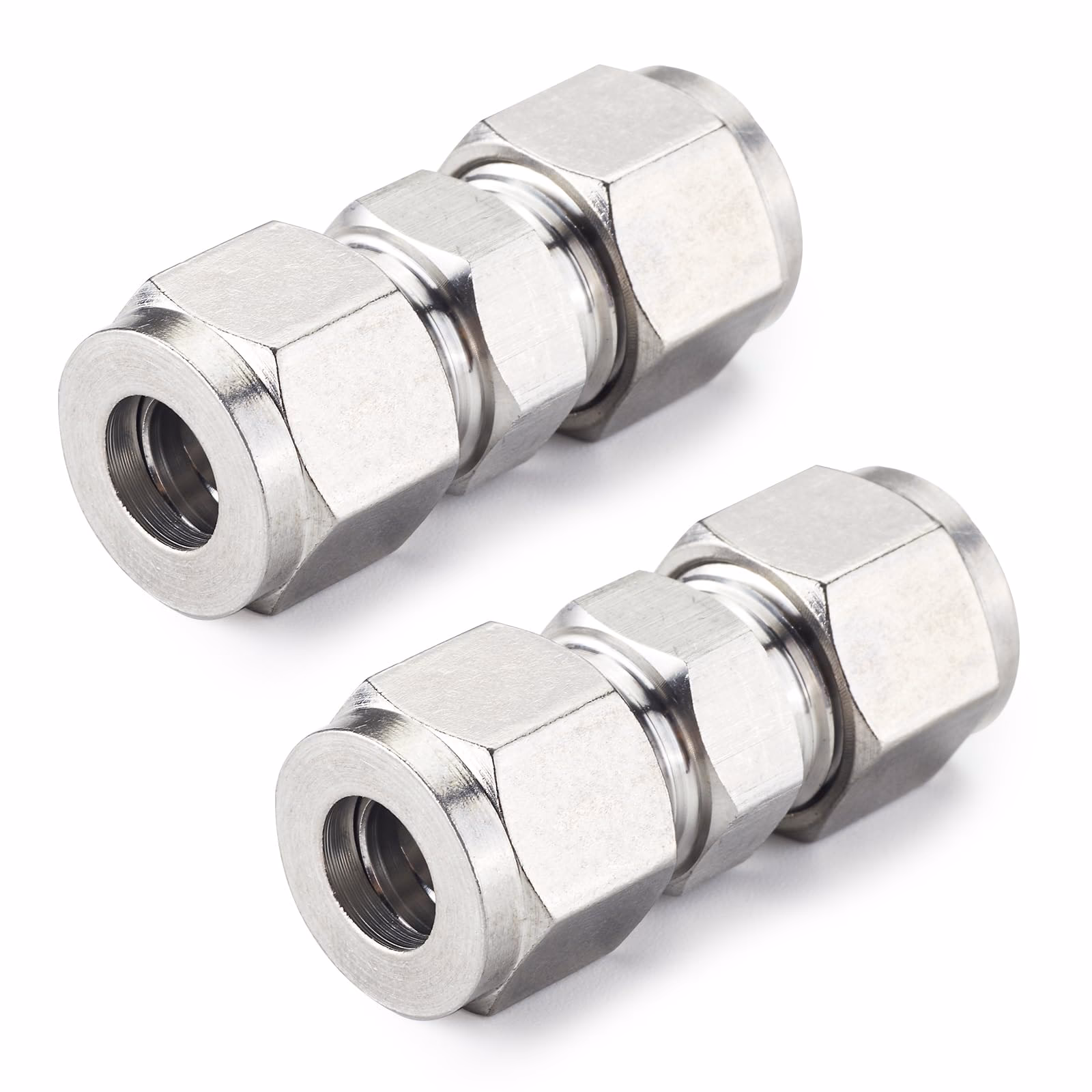 What materials are available for tube fittings?