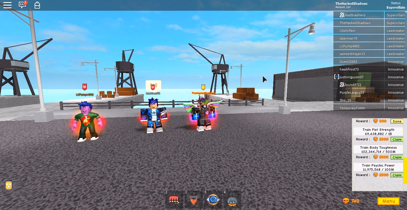 What are skills in Super Power training simulator?