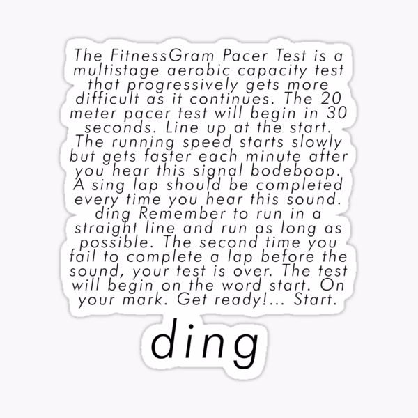 What is a PACER test?