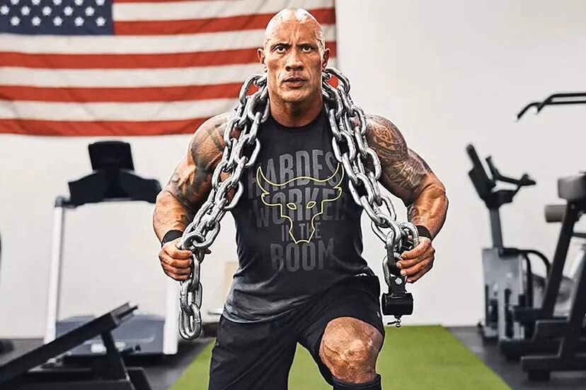 What muscle group is 'the rock' based on?