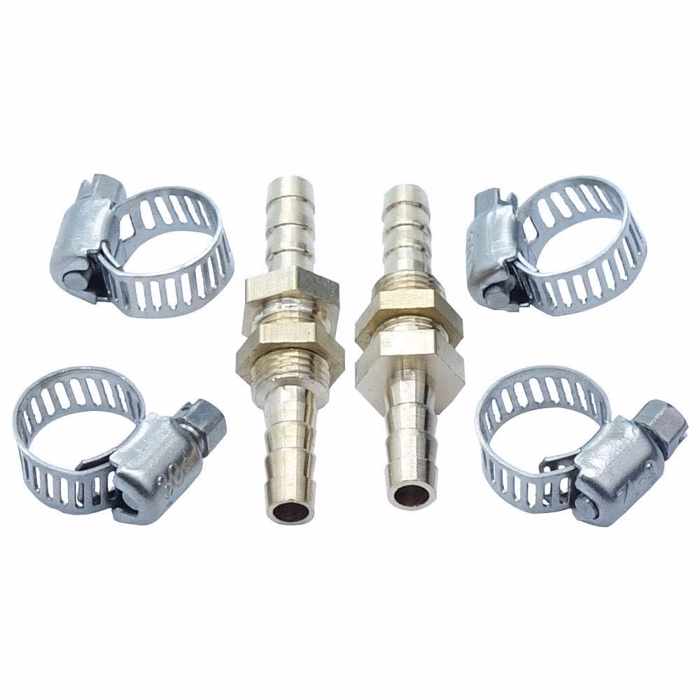 What is a straight bulkhead fitting?