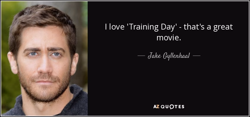 What is the theme of Training Day?