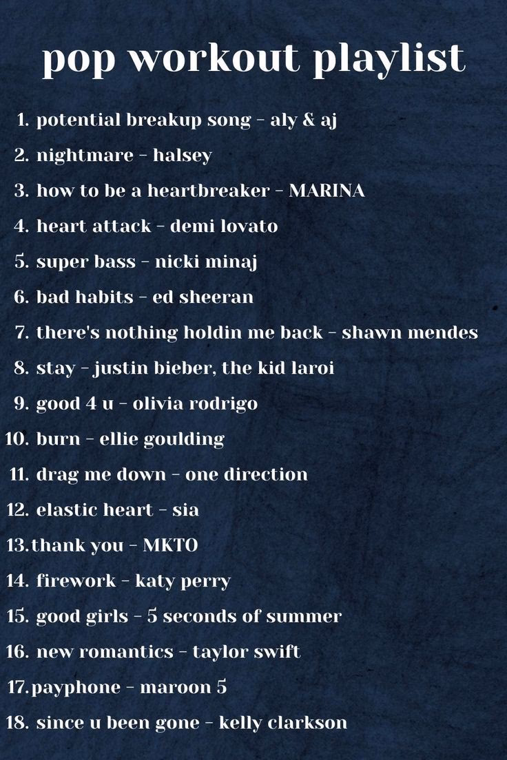 How do I get a workout music playlist?