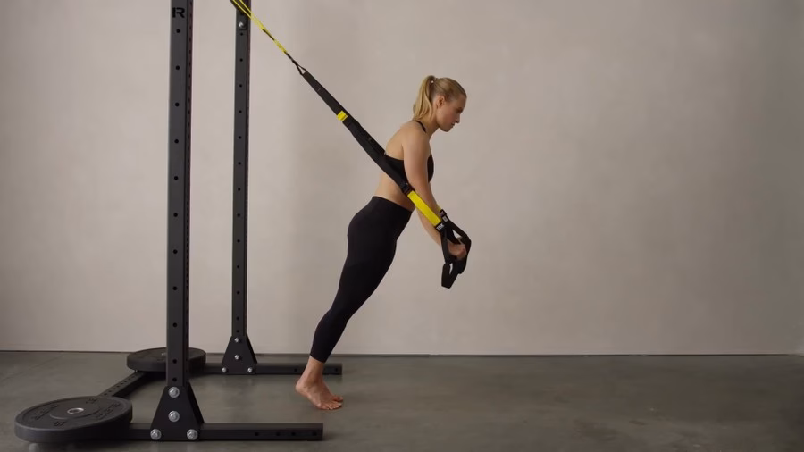 How to perform TRX exercises in a workout plan?