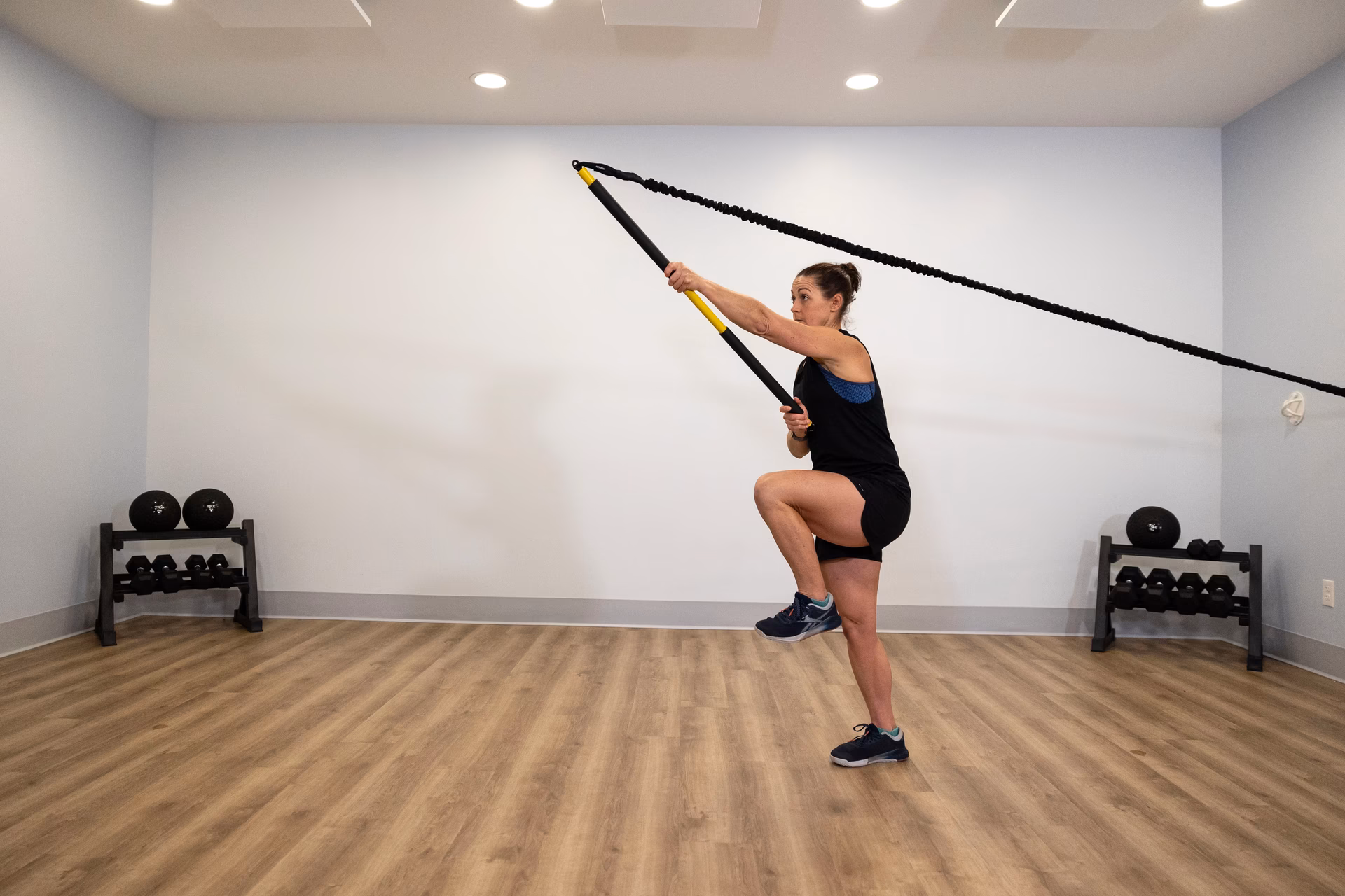 How big should a TRX trainer be?