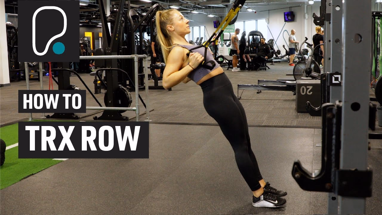 What muscles do TRX rows target?