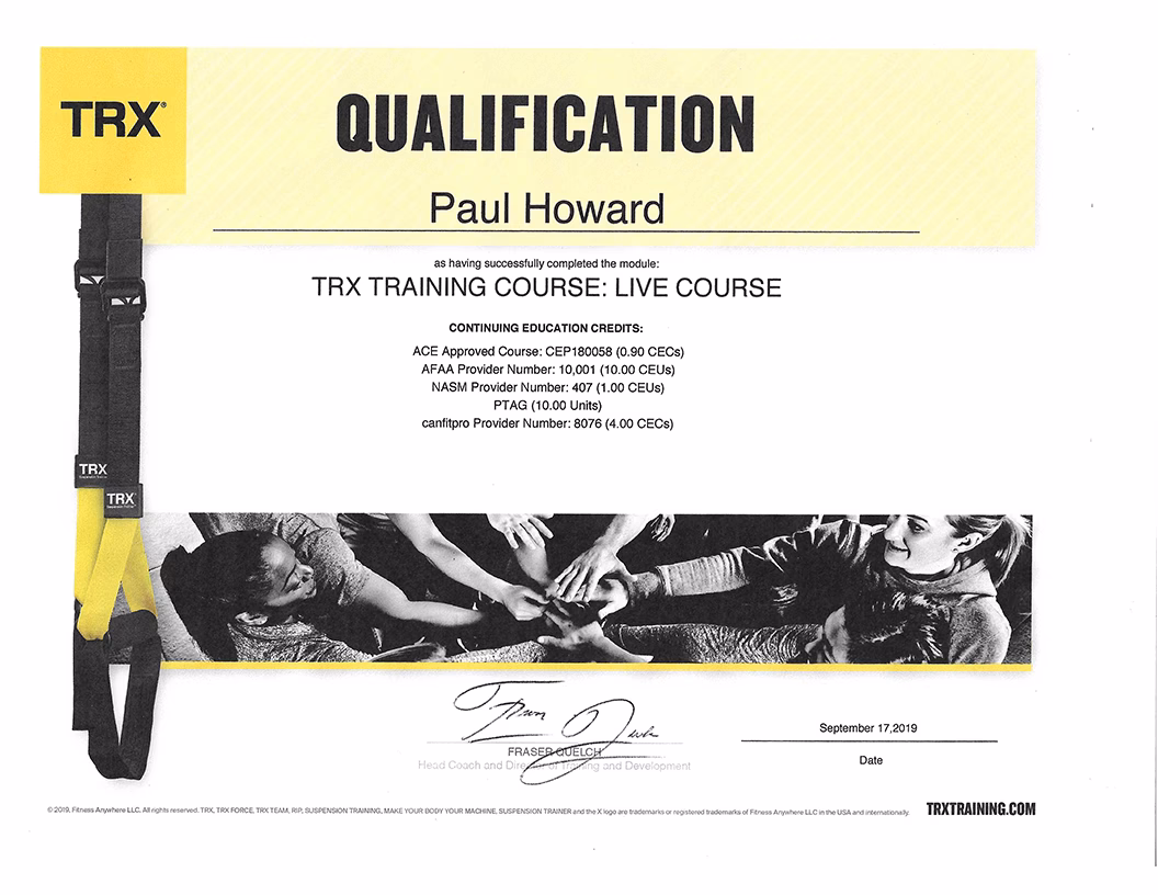 Does TRX offer a training course?