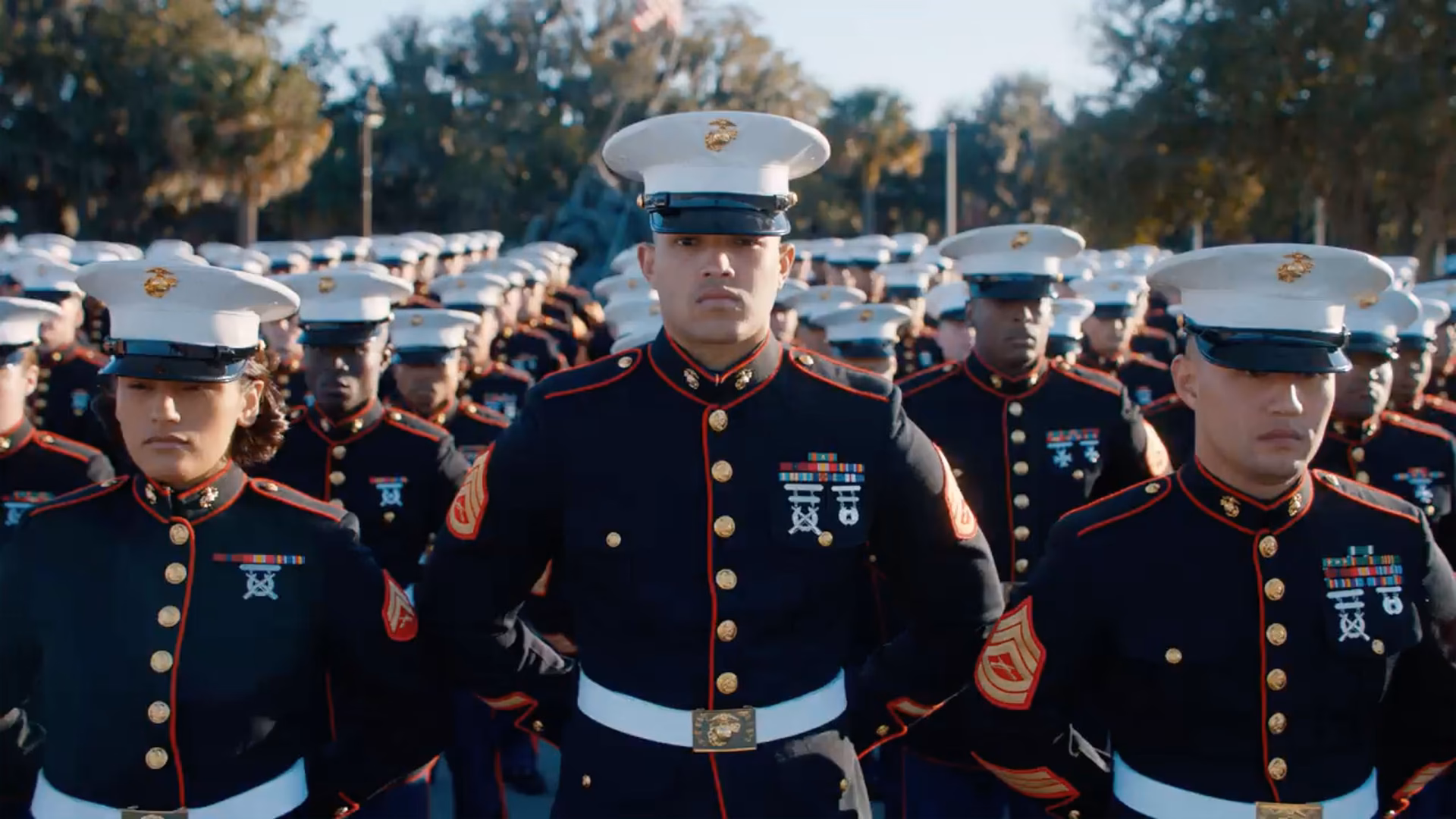 Where do enlisted Marines get training?