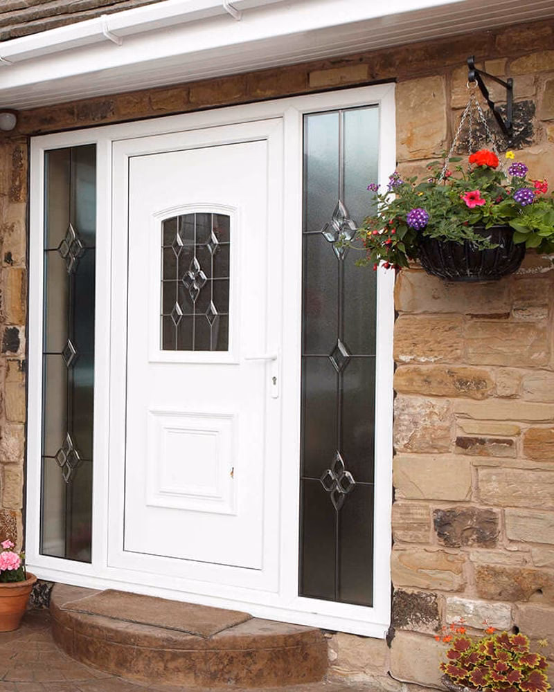 What is the warranty for uPVC front doors?