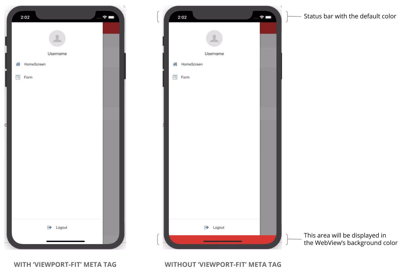 What is a viewport on a mobile phone?