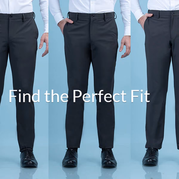 What does a tapered fit look like?