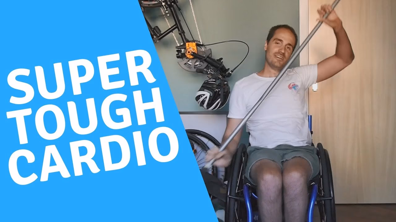 Can a wheelchair user do a workout?