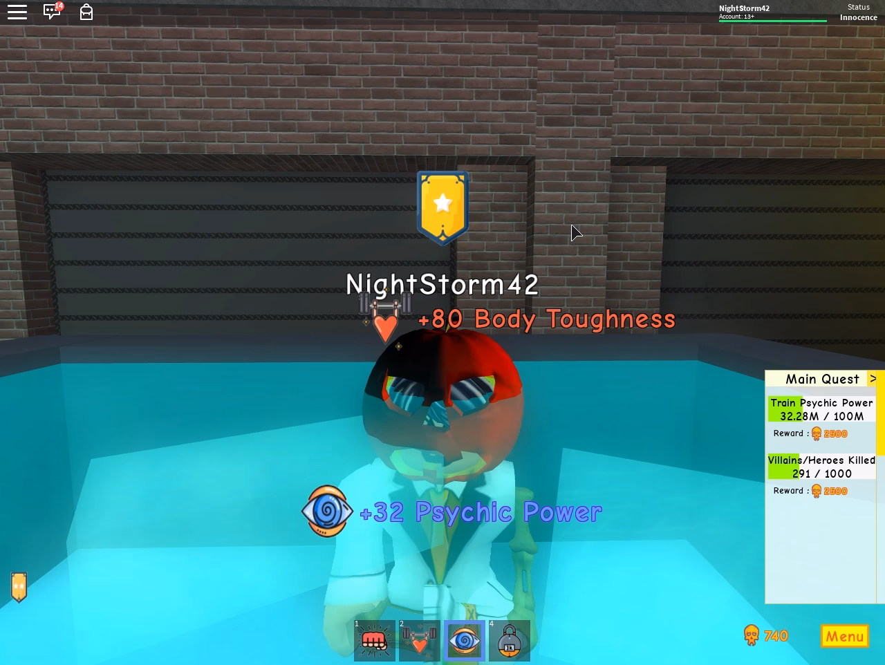 What are body toughness training areas?